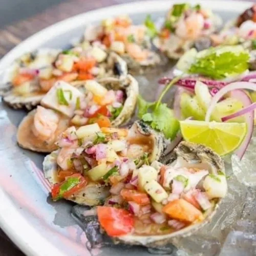 Oysters Con Ceviche